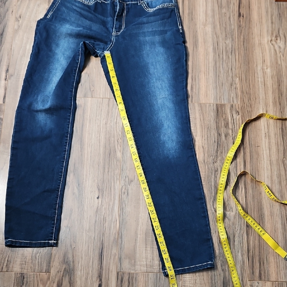 Maurices Women's High Rise Jeggings Denim Jeans Large - Picture 7 of 9